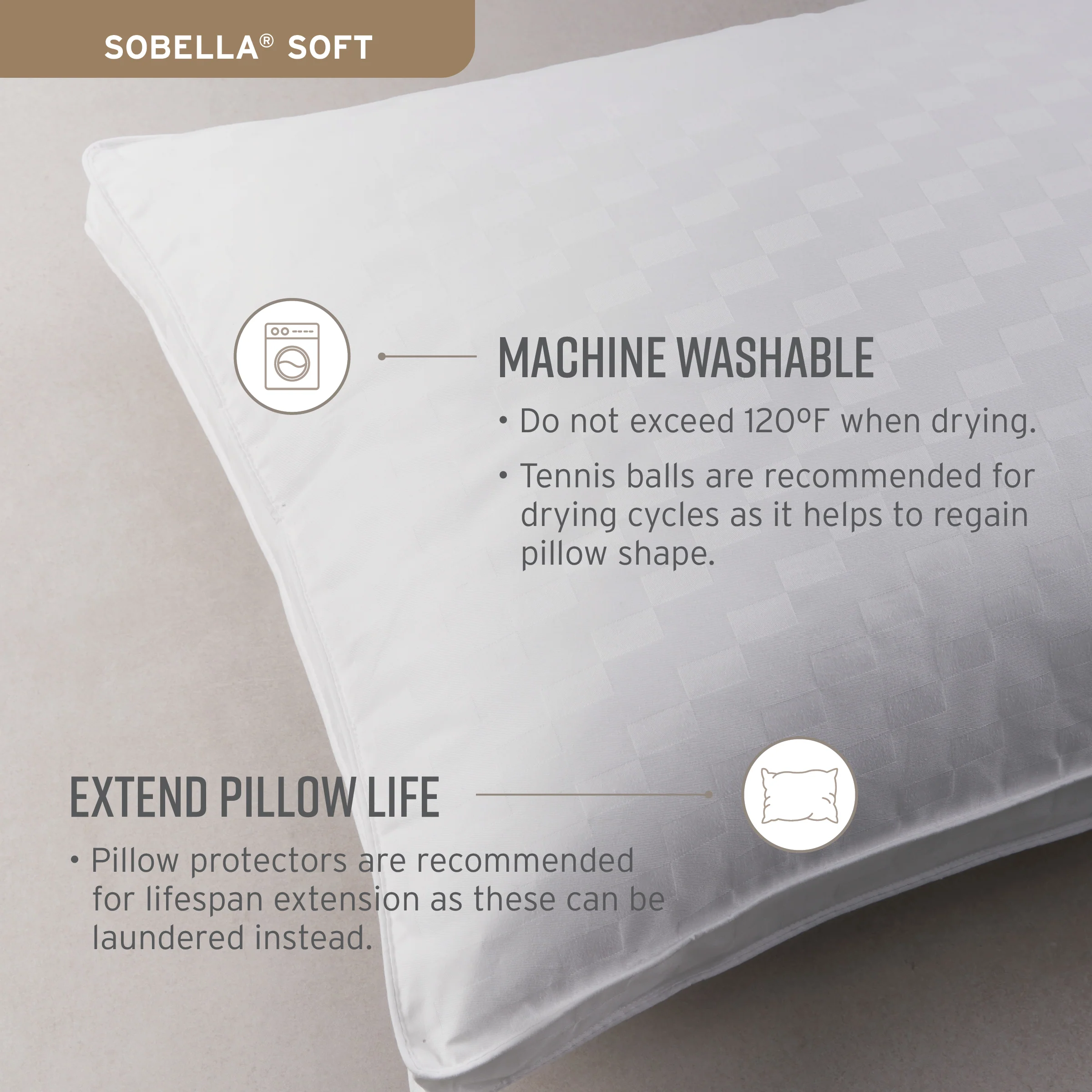 Sobella Soft Queen Size Pillow Bundle - Image 3