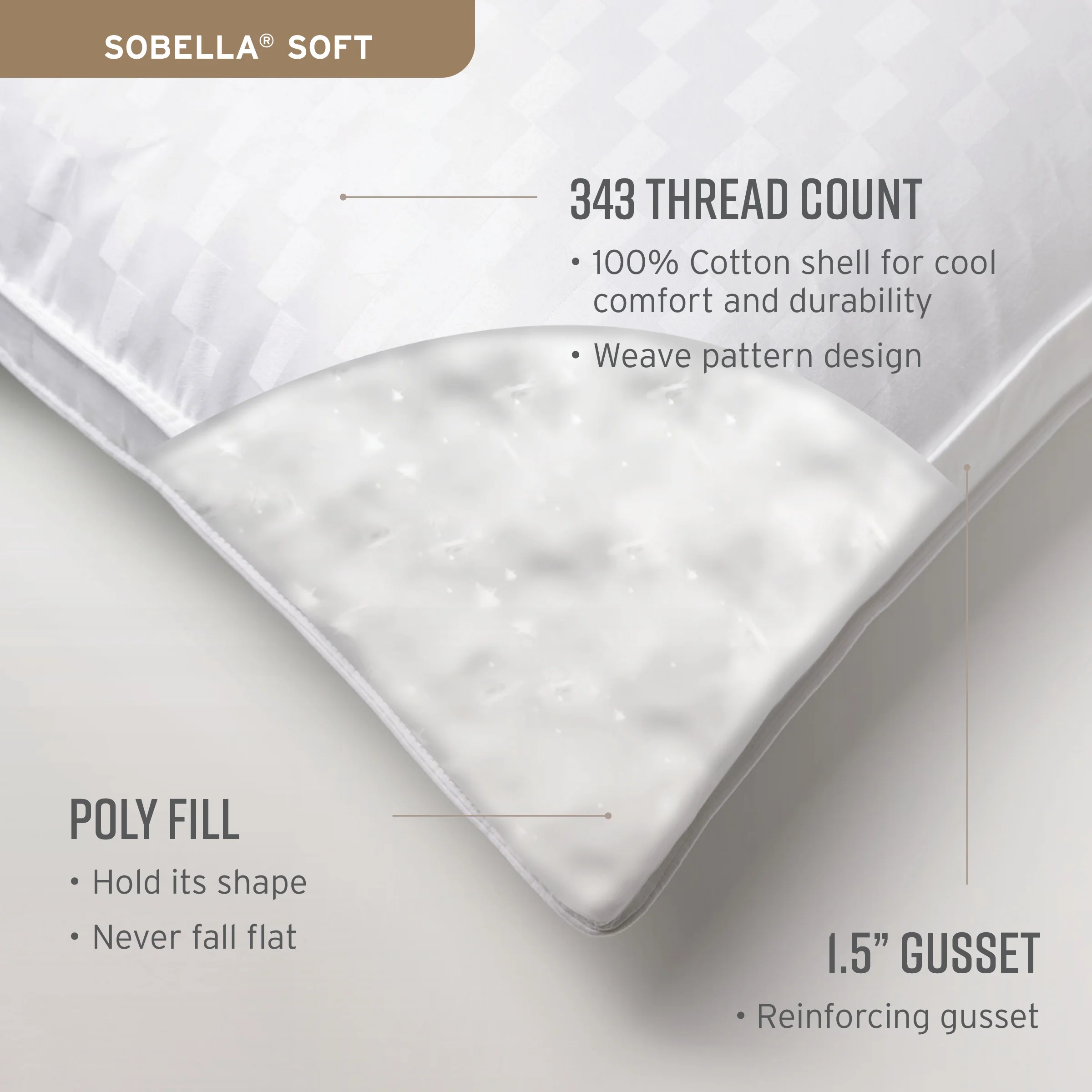 Sobella Soft Queen Size Pillow Bundle - Image 4