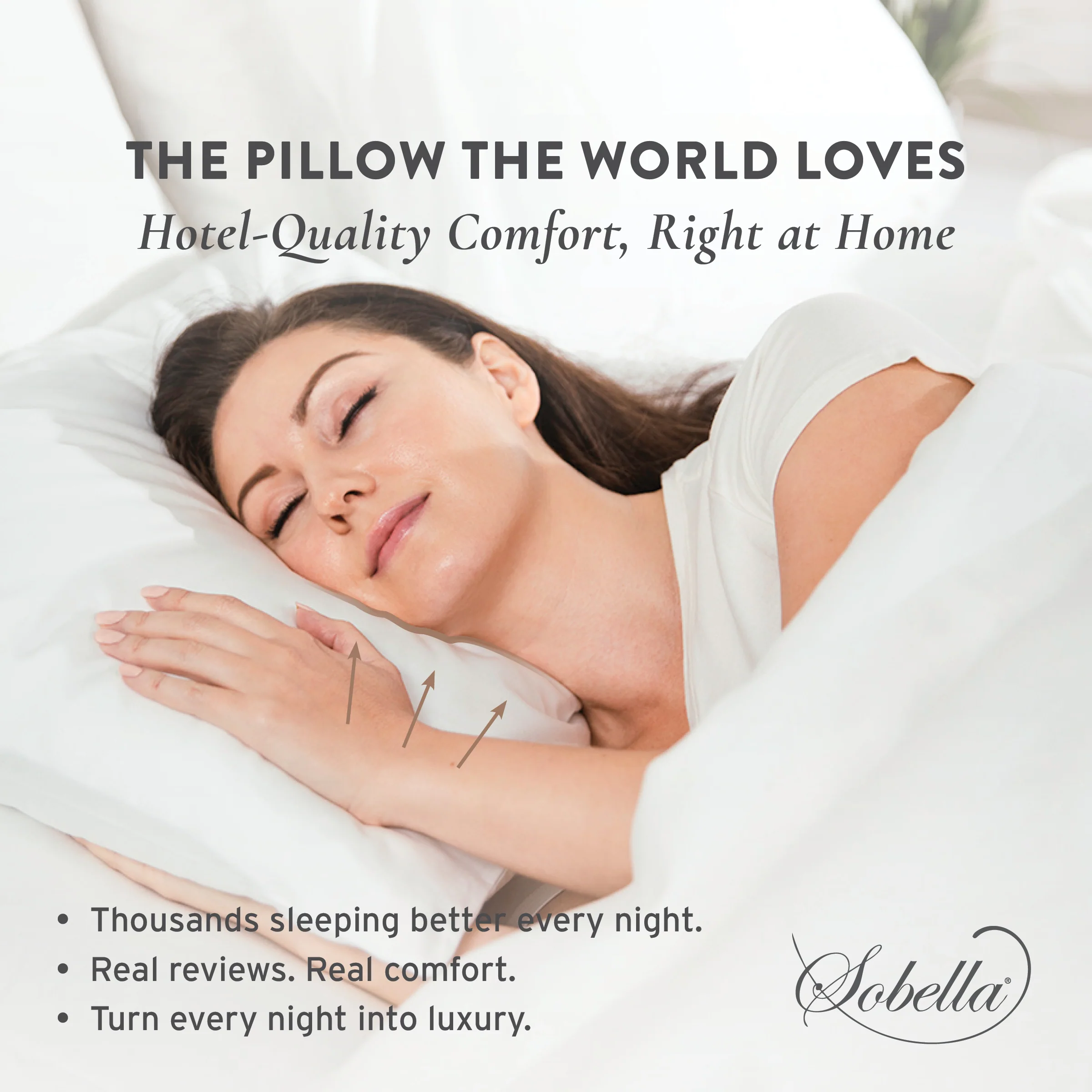 Hotel Sobella Hypoallergenic Pillow - Image 4
