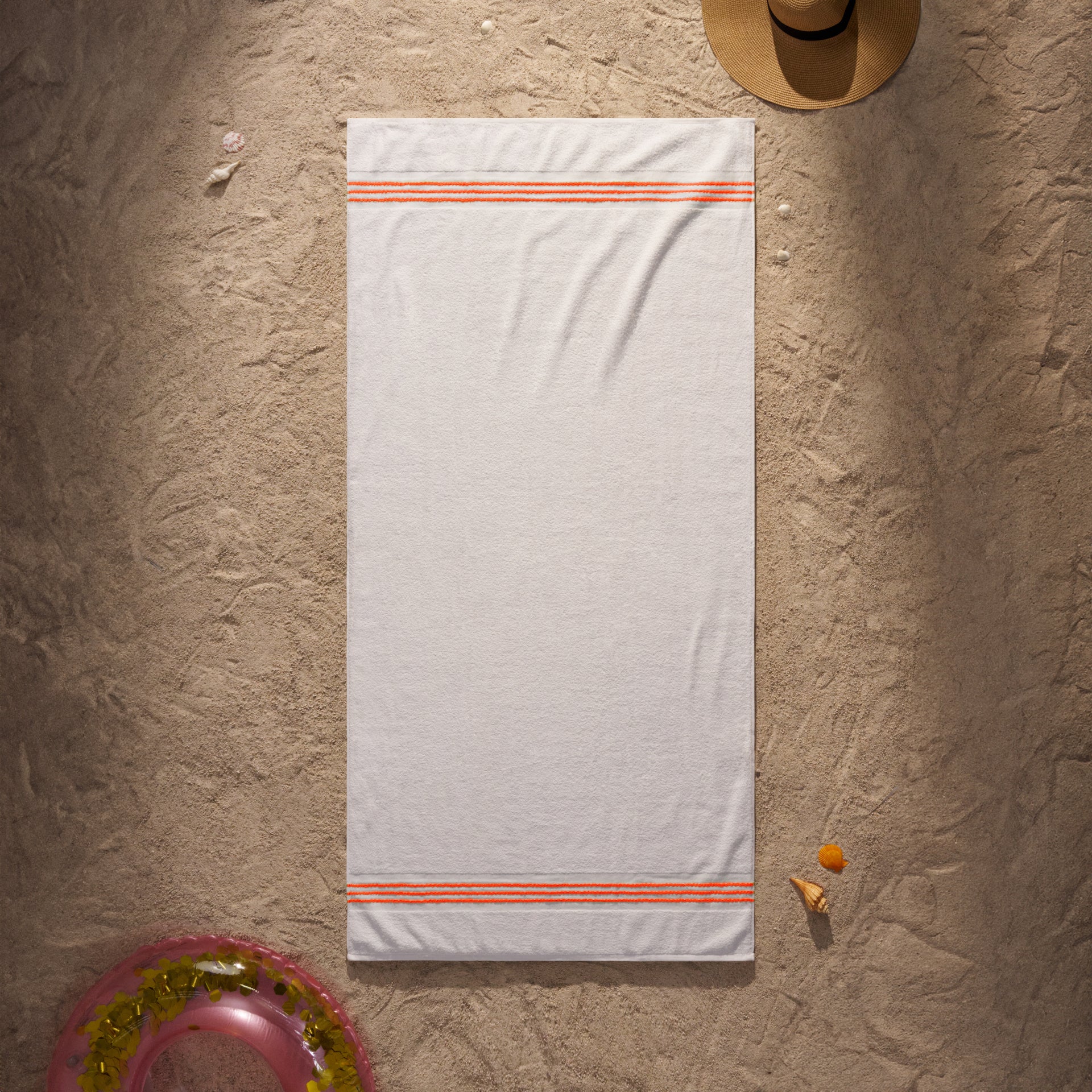 Hotel Stripe Border Pool Towel - Image 6